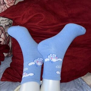 Hello Kitty Blue Cloud Socks